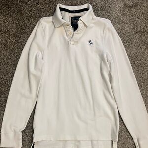 Abercrombie & Fitch Cream Polo Sweater Size XL